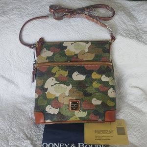 NWT Dooney and Bourke Camo Duck Crossbody